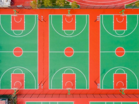  篮球场运动场场地31 