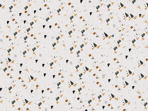  白色背景彩色碎石水磨石肌理118 