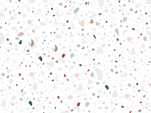 白色背景彩色碎石水磨石肌理2