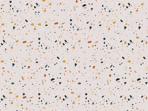  米黄色黄色背景彩色碎石水磨石肌理23 