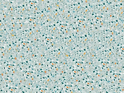 蓝色青色背景彩色碎石水磨石肌理16