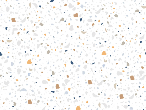 白色背景彩色碎石水磨石肌理4