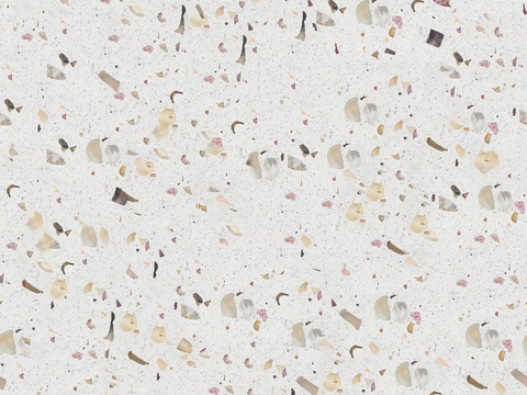  白色背景彩色碎石水磨石肌理116 