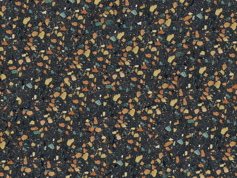  灰色黑色背景彩色碎石水磨石肌理42 