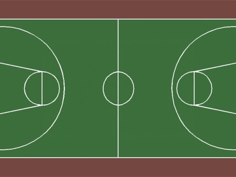 篮球场运动场场地1