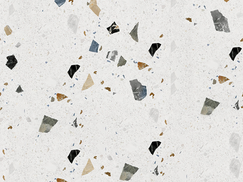 白色背景彩色碎石水磨石肌理9
