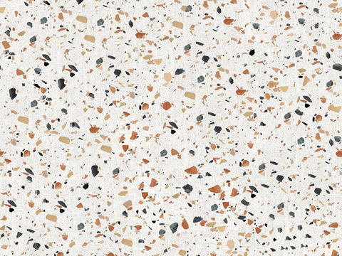 米黄色黄色背景彩色碎石水磨石肌理8