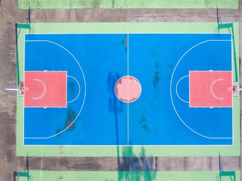  篮球场运动场场地21 