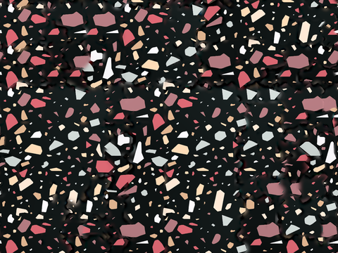  灰色黑色背景彩色碎石水磨石肌理32 