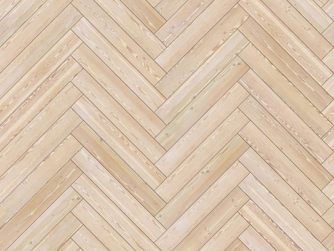  鱼骨纹错缝原木色实木地板76 