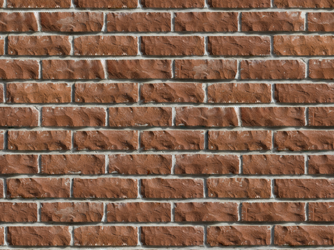  红砖墙面-红砖错缝墙面1967 