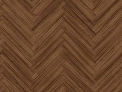  鱼骨纹错缝原木色实木地板7 