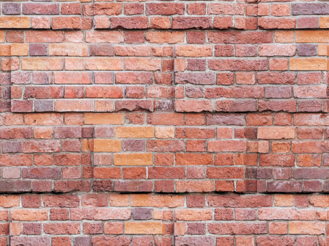  红砖墙面-红砖错缝墙面1954 