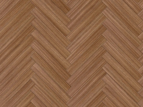  鱼骨纹错缝原木色实木地板162 