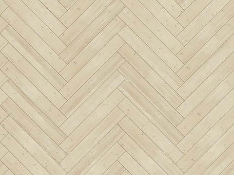  鱼骨纹错缝原木色实木地板8 