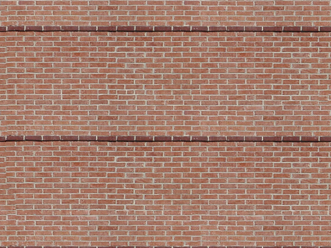 红砖墙面-红砖错缝墙面2079