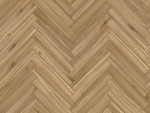 鱼骨纹错缝原木色实木地板31