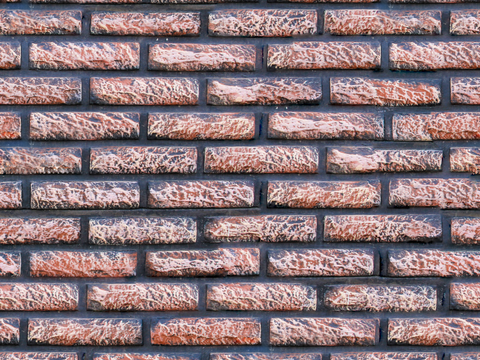  红砖墙面-红砖错缝墙面1985 