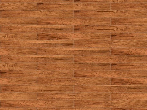 矩形错缝原木色实木地板141