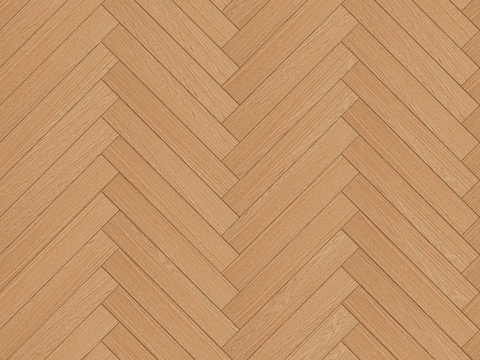  鱼骨纹错缝原木色实木地板147 