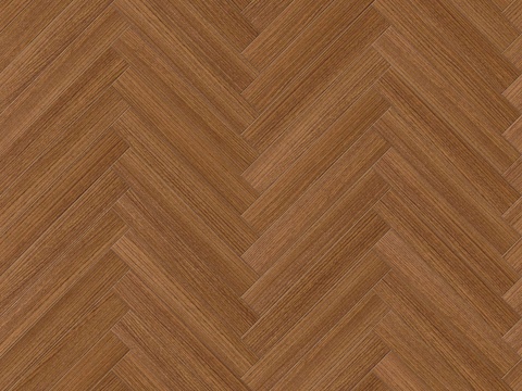  鱼骨纹错缝原木色实木地板116 