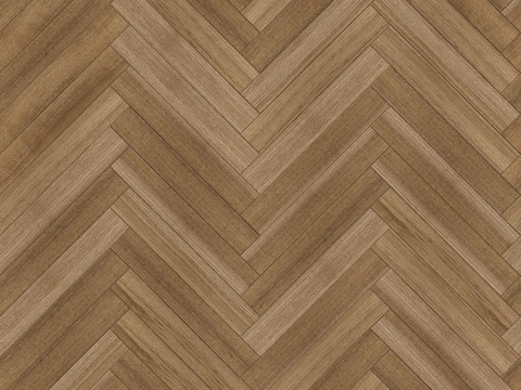  鱼骨纹错缝原木色实木地板138 