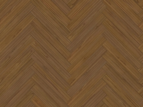  鱼骨纹错缝原木色实木地板45 