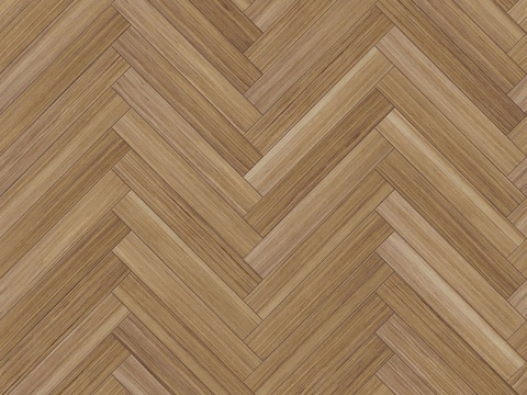  鱼骨纹错缝原木色实木地板74 