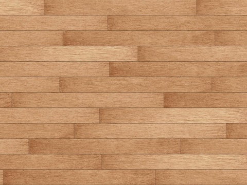  矩形错缝原木色实木地板56 