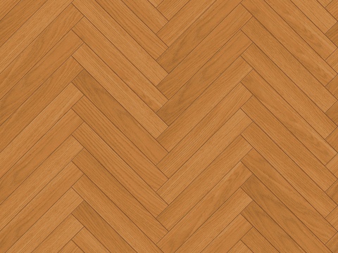 鱼骨纹错缝原木色实木地板146