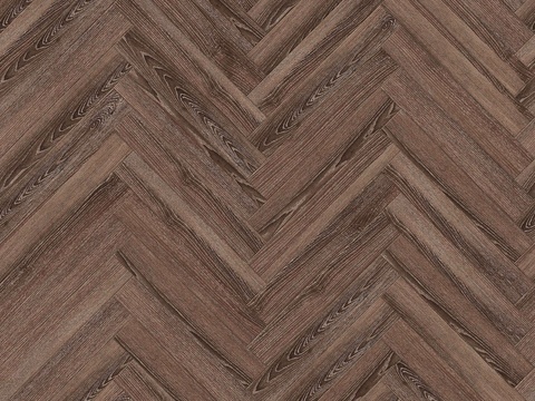  鱼骨纹错缝原木色实木地板161 