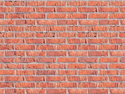  红砖墙面-红砖错缝墙面2001 