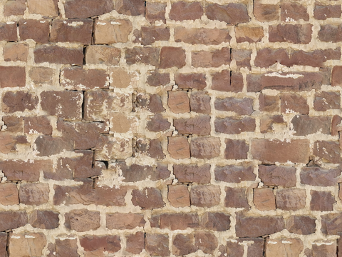  红砖墙面-红砖错缝墙面2005 
