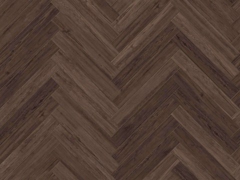  鱼骨纹错缝原木色实木地板136 