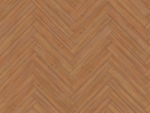  鱼骨纹错缝原木色实木地板166 