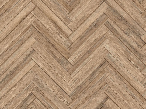  鱼骨纹错缝原木色实木地板142 