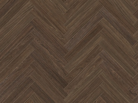  鱼骨纹错缝原木色实木地板81 