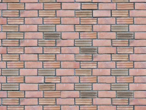  红砖墙面-红砖错缝墙面46 