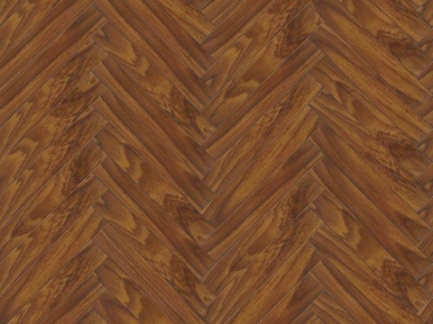  鱼骨纹错缝原木色实木地板79 