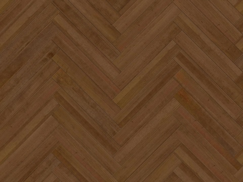 鱼骨纹错缝原木色实木地板57