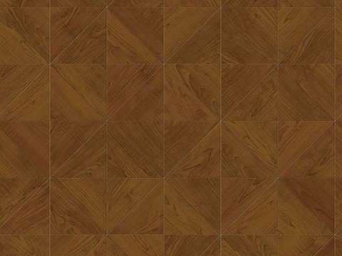  三角形拼花原木色实木地板65 