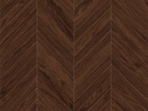  鱼骨纹齐缝原木色实木地板94 