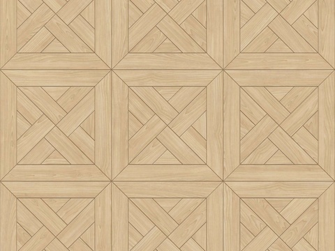  三角形风车拼花原木色实木地板23 