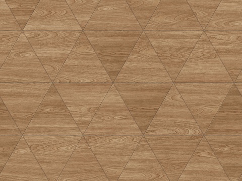  三角形原木色实木地板5 