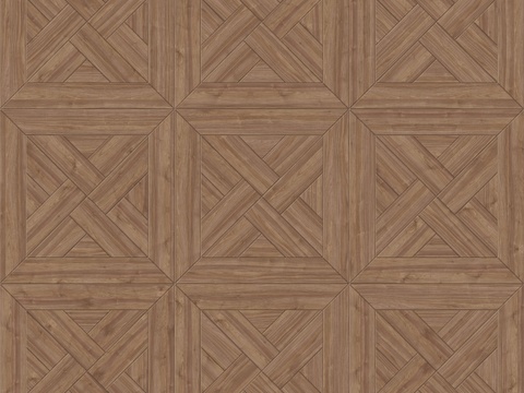  三角形风车拼花原木色实木地板94 