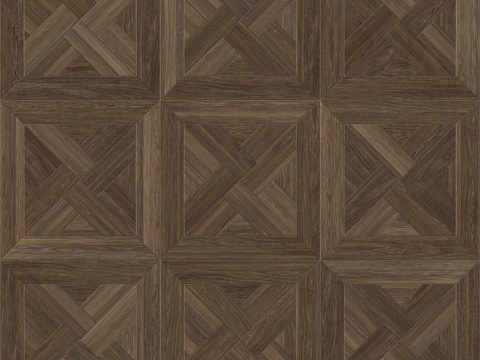  三角形风车拼花原木色实木地板1 