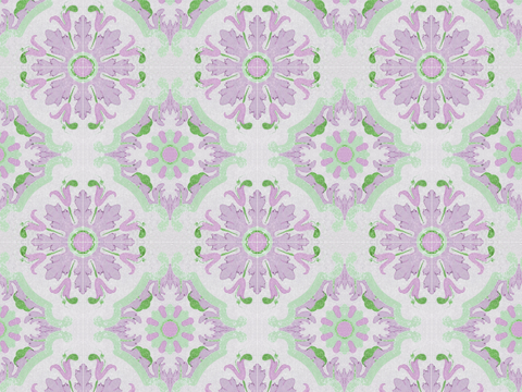 复古经典，民族风几何植物花纹图案花砖瓷砖213