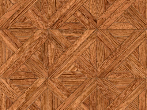  三角形拼花原木色实木地板63 