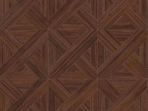  三角形拼花原木色实木地板8 