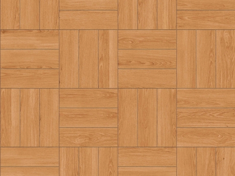  席纹拼花原木色实木地板96 